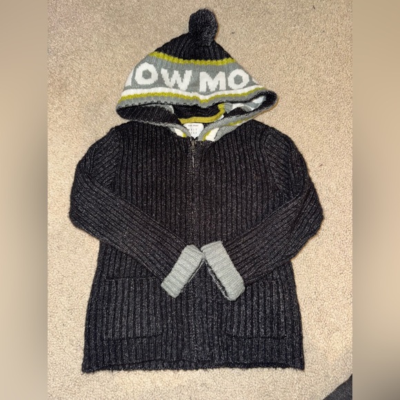 Zara size 3-4 years knit zip up sweater - Picture 1 of 5